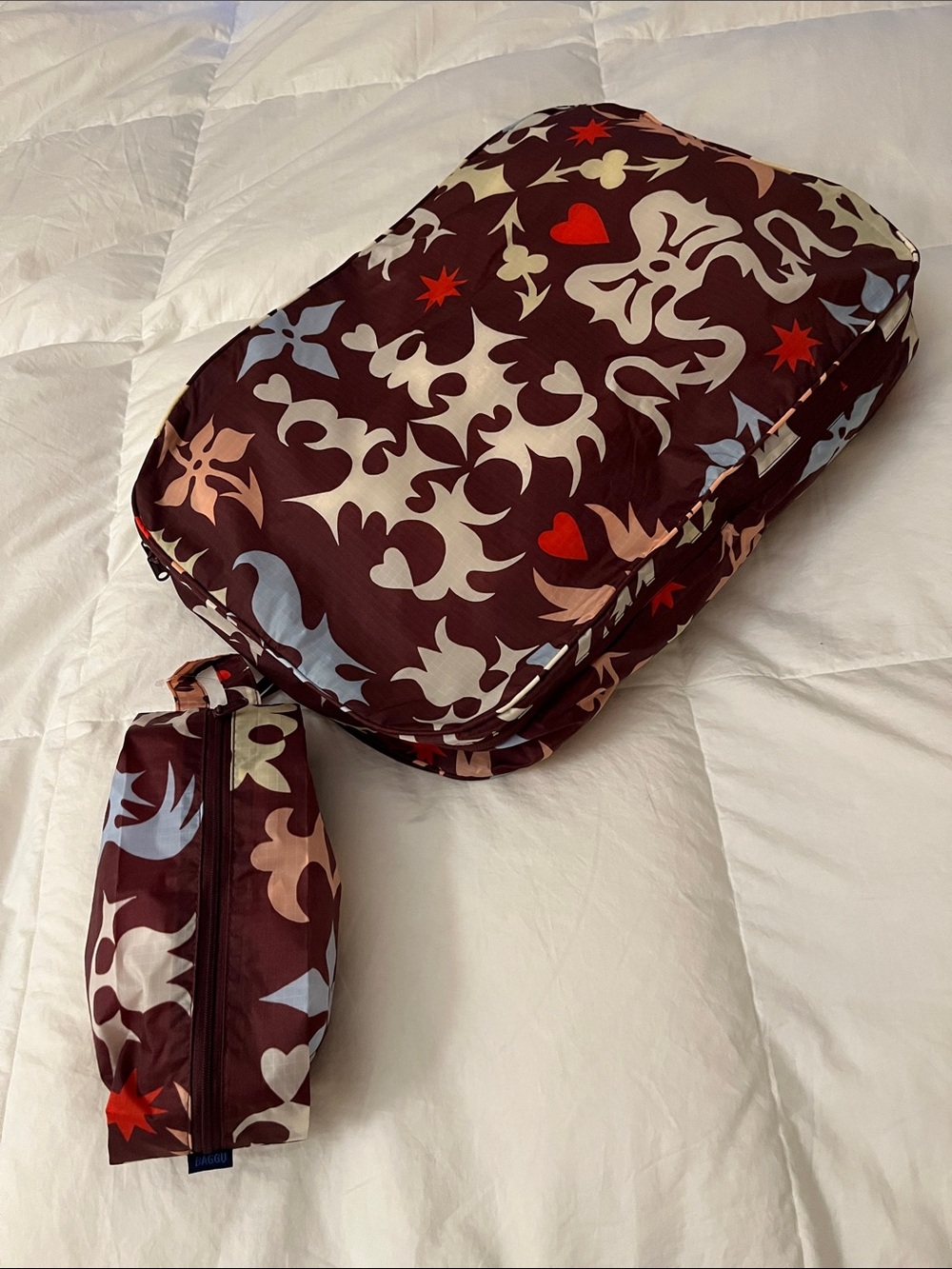 BAGGU Packing Cube and 3D Pouch Set